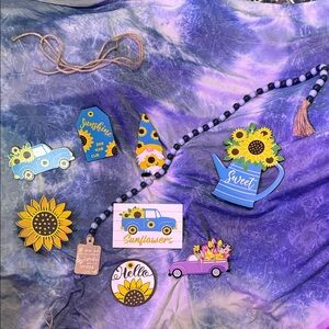 Sunflower Themed Decorative Set